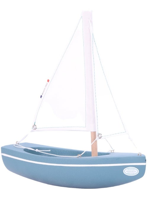 Bateau Le Sloop vert abysses 21cm - Kiabi