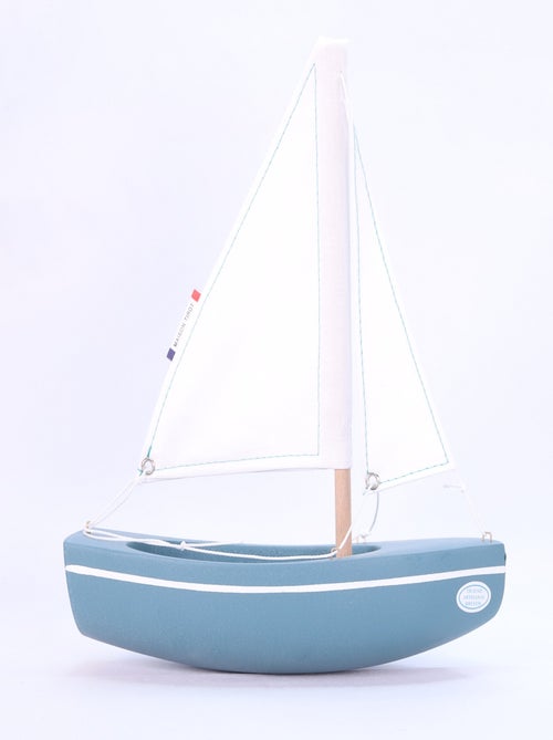 Bateau Le Sloop vert abysses 21cm - Kiabi