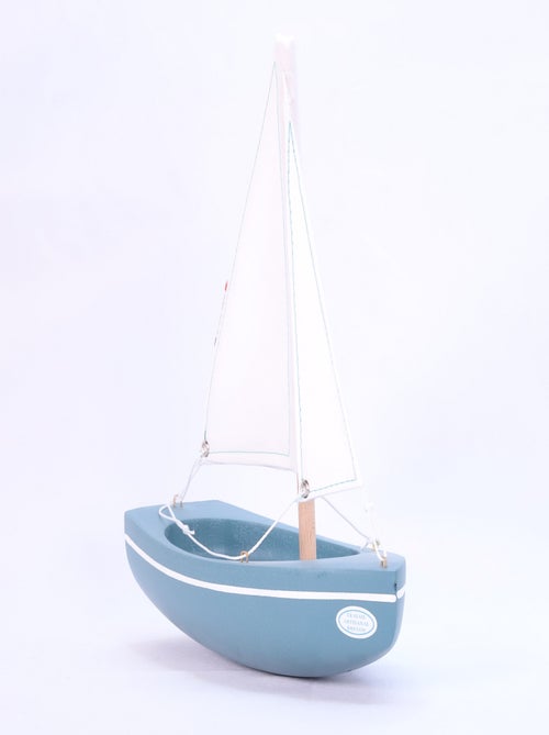 Bateau Le Sloop vert abysses 21cm - Kiabi