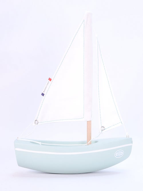 Bateau Le Sloop vert d'eau 21cm - Kiabi