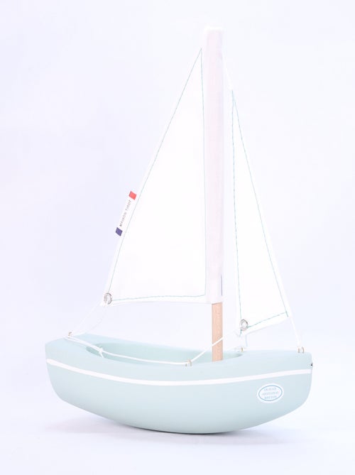 Bateau Le Sloop vert d'eau 21cm - Kiabi
