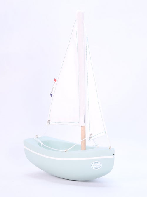 Bateau Le Sloop vert d'eau 21cm - Kiabi
