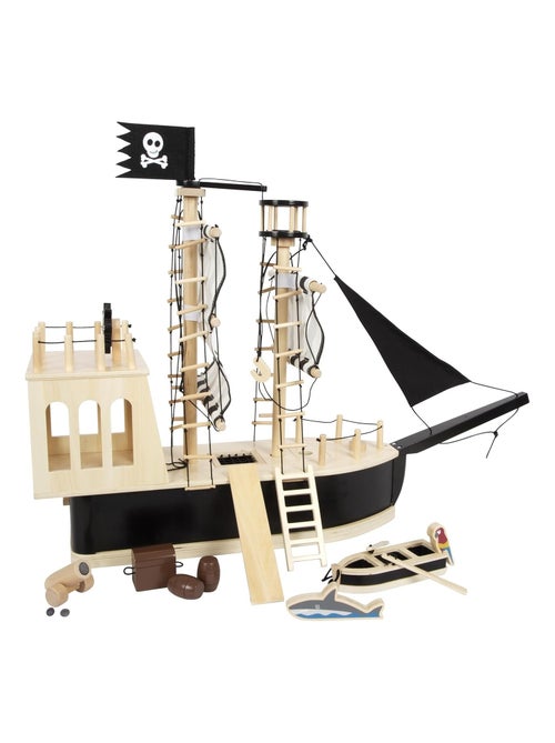 Bateau pirate en bois - Kiabi