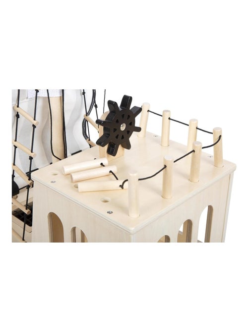 Bateau pirate en bois - Kiabi