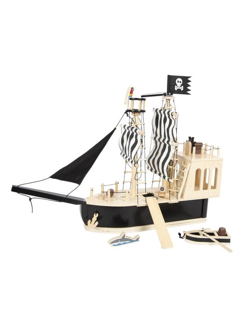 Bateau pirate en bois - Kiabi