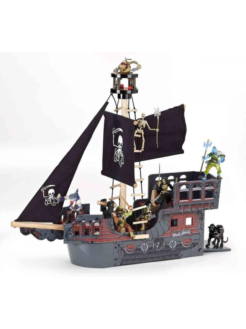 Bateau pirate fantastique Noir - Kiabi