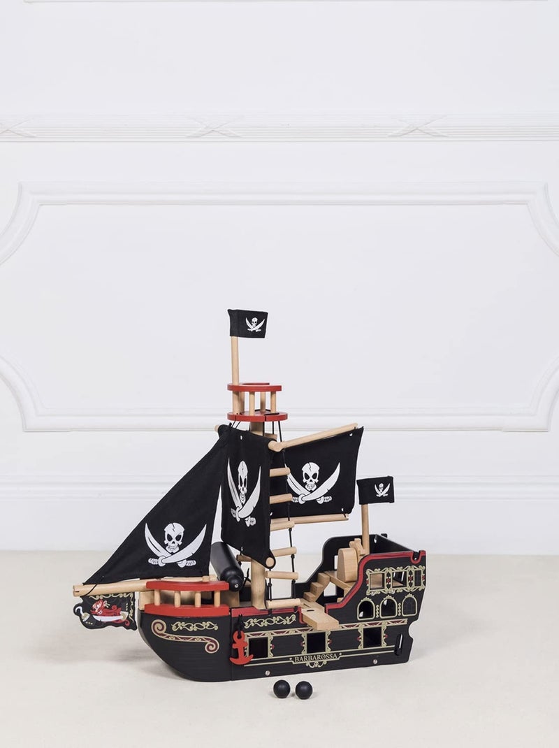 Bateau Pirates Barberousse Noir - Kiabi