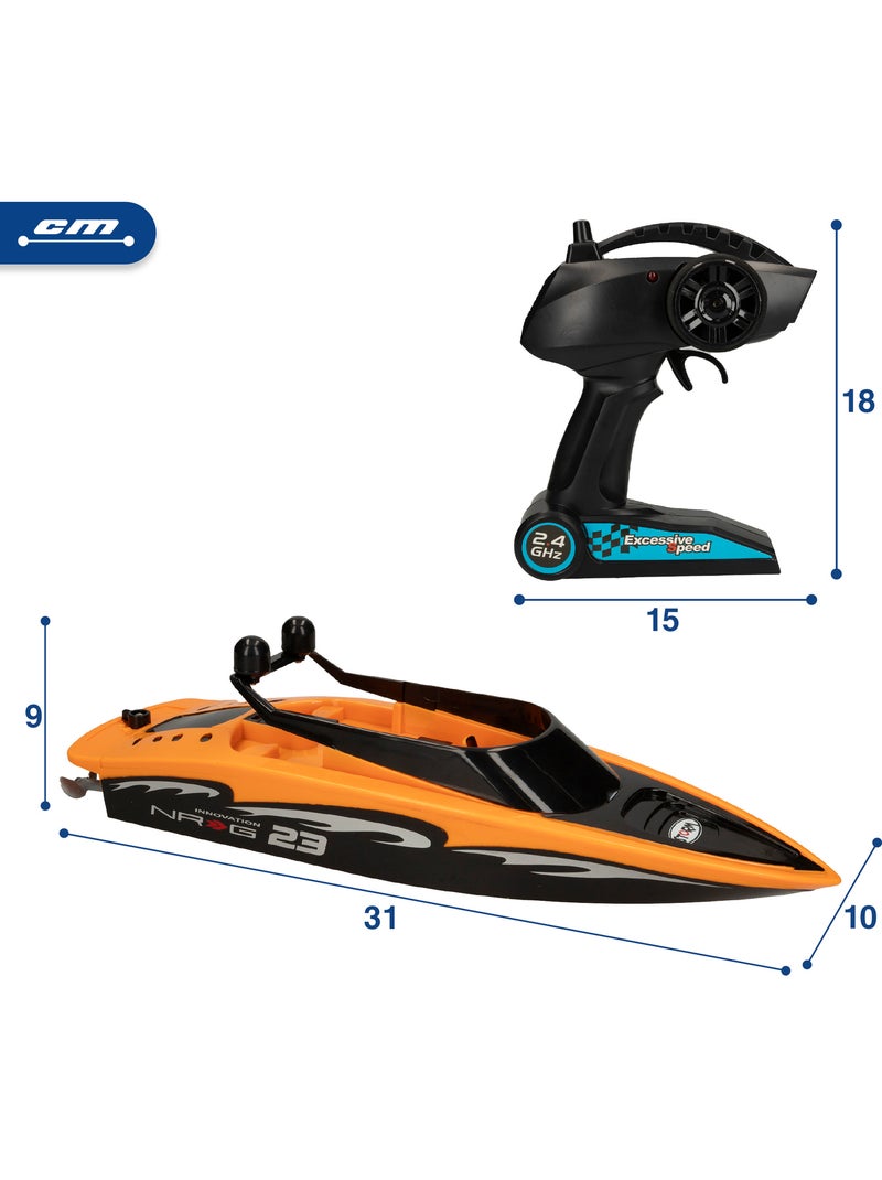 Bateau rapide télécommandé 31 cm racing boats N/A - Kiabi