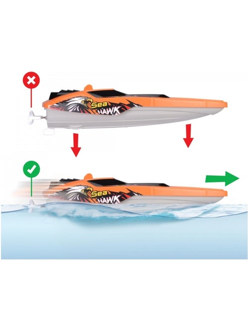 Bateau RC RC Sea Hawk RTR - Kiabi
