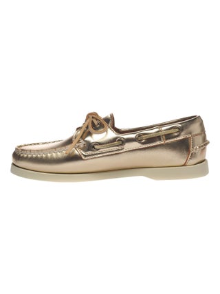 Bateaux Cuir Docksides Sebago Portland