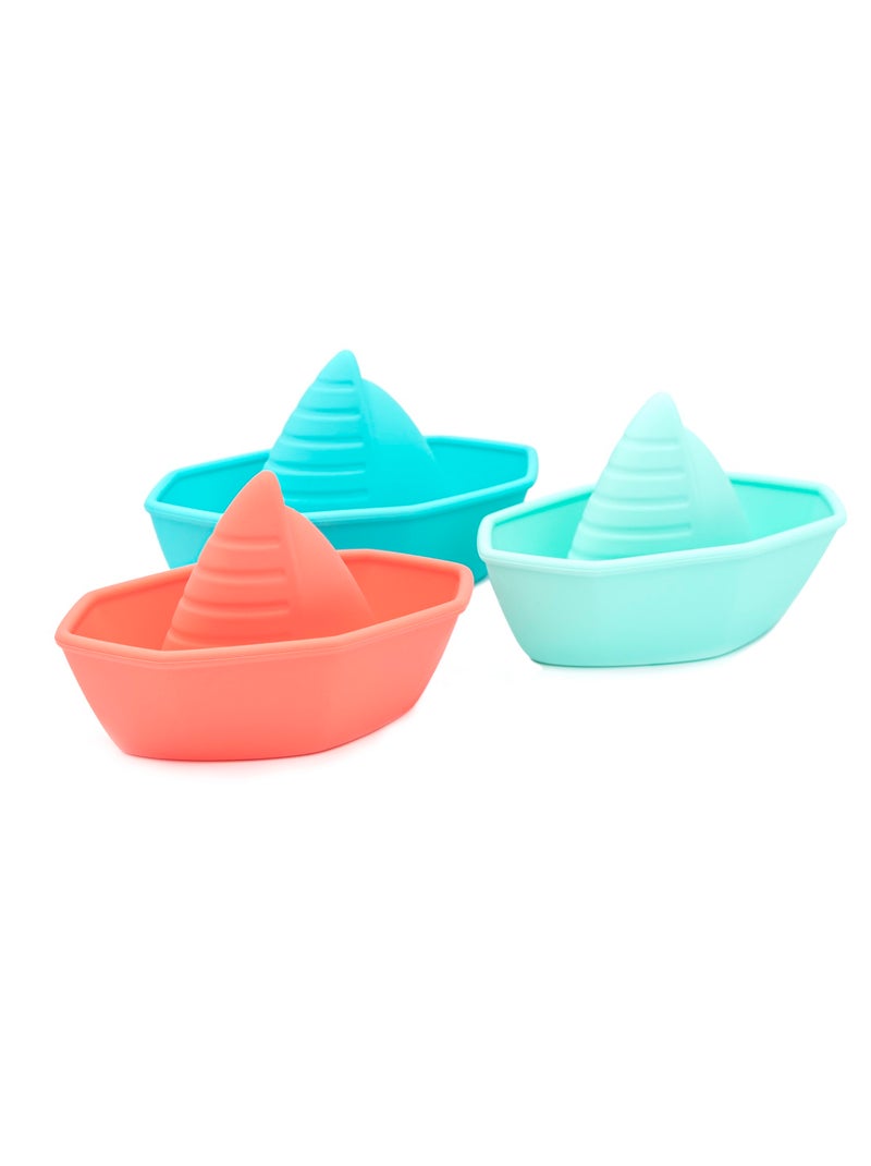 Bateaux de bain en silicone Bleu - Kiabi