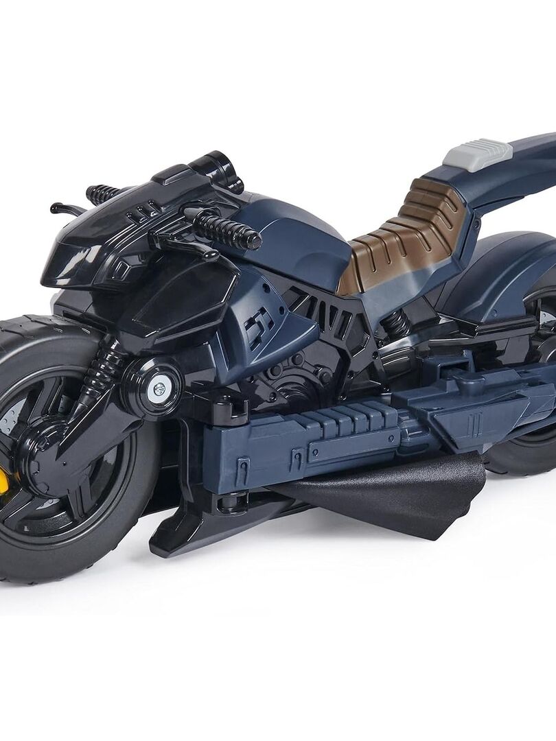 DC Comics - Coffret Moto Batcycle et 2 Figurine 10 cm - Flash et Batman -  Dès 4 ans