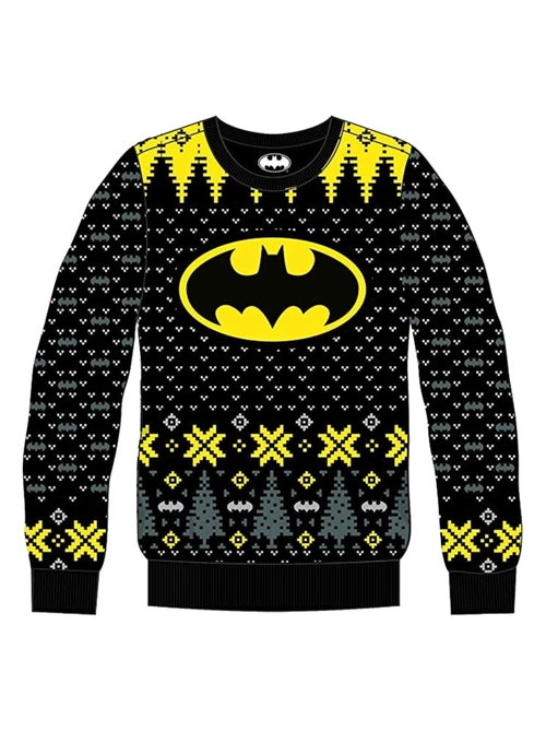 Batman - Sweat Noël motif/style logo - Kiabi