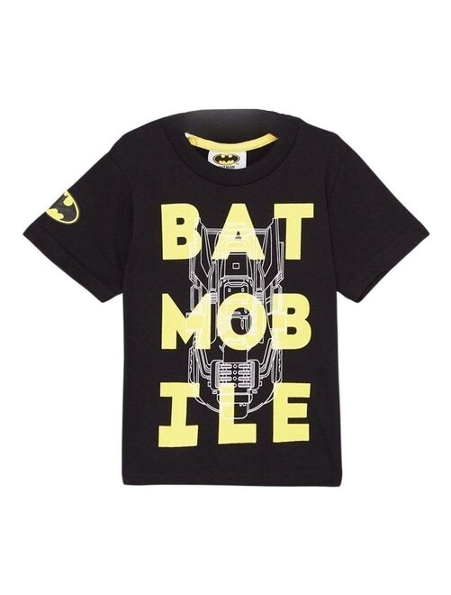 Batman - T-shirt garçon imprimé Batman en coton - Kiabi