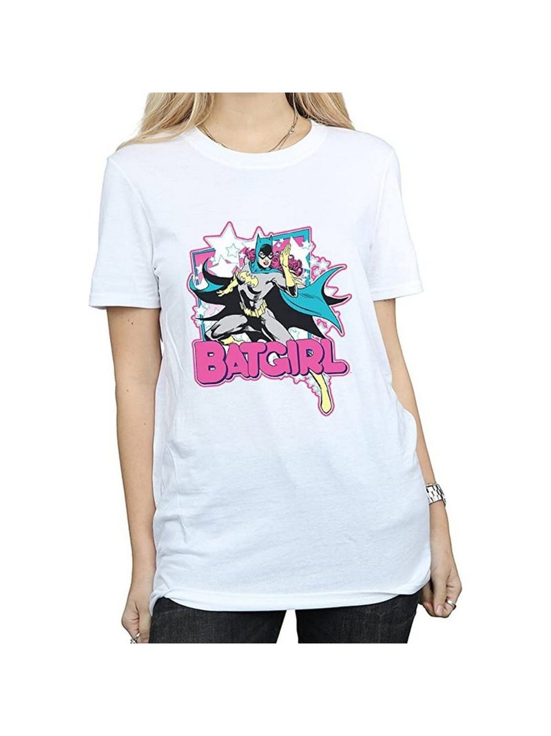 Batman - T-shirt LEAP (Batgirl) Blanc - Kiabi