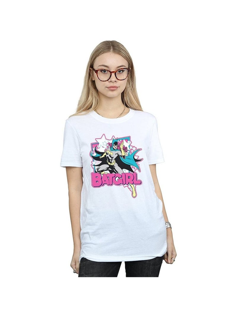 Batman - T-shirt LEAP (Batgirl) Blanc - Kiabi