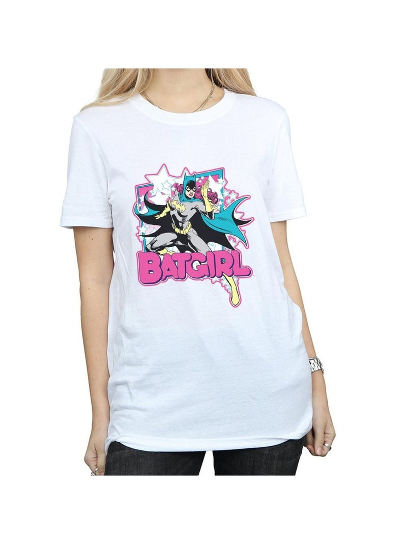 Batman - T-shirt LEAP (Batgirl) Blanc - Kiabi