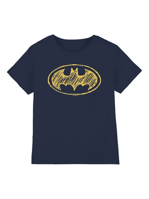 Batman - T-shirt motif logo rayé - Kiabi