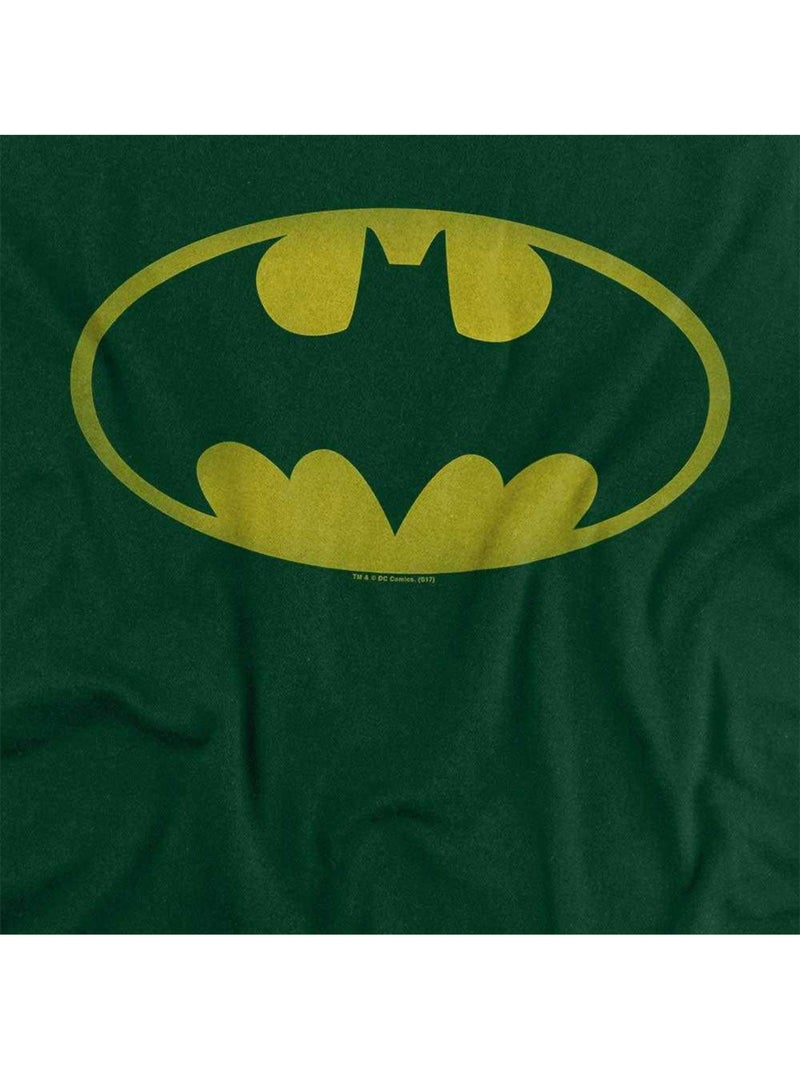 Batman - T-shirt motif/style délavé Vert foncé - Kiabi