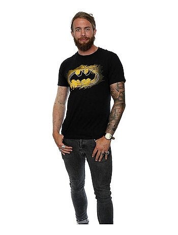 Batman - T-shirt motif/style logo à la bombe