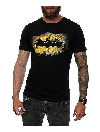 Batman - T-shirt motif/style logo à la bombe