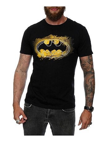 Batman - T-shirt motif/style logo à la bombe