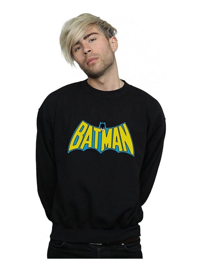 Batman - T-shirt motif/style logo rétro Noir - Kiabi