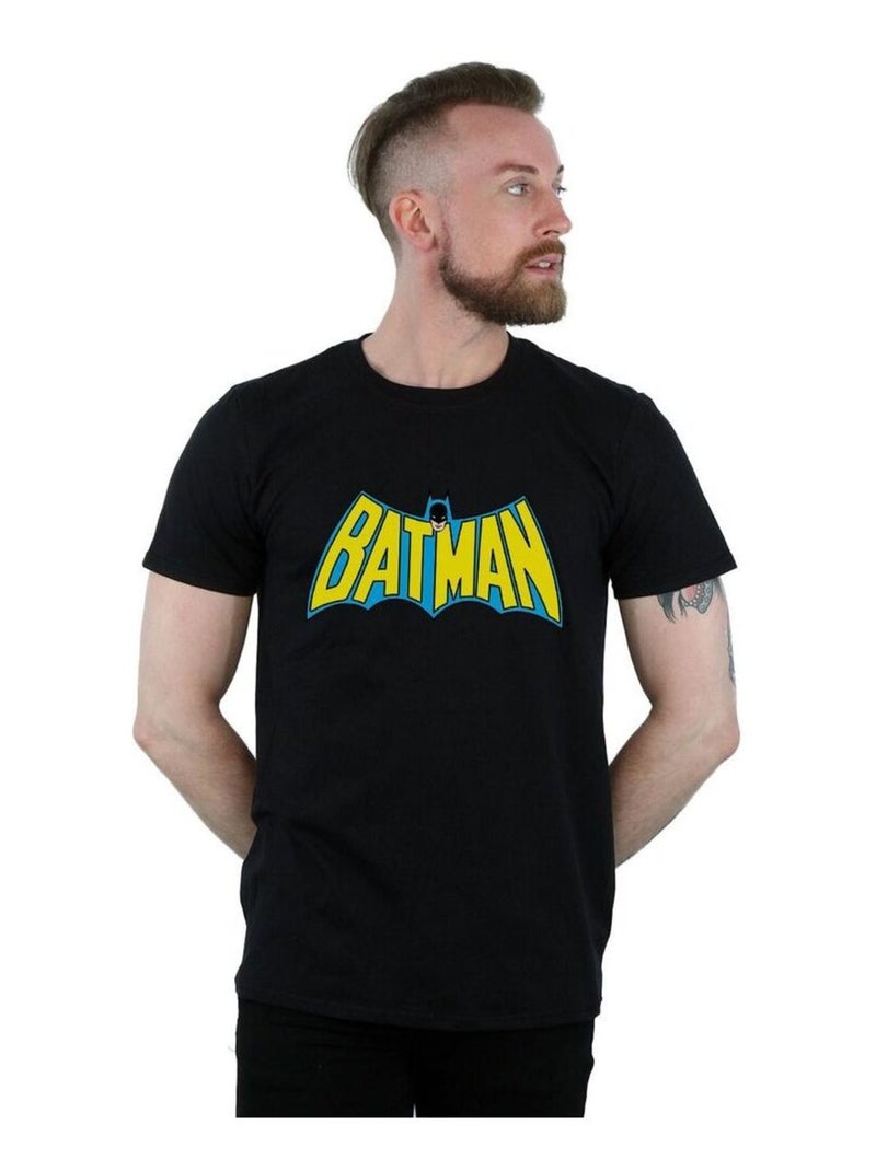 Batman - T-shirt motif/style logo rétro Noir - Kiabi