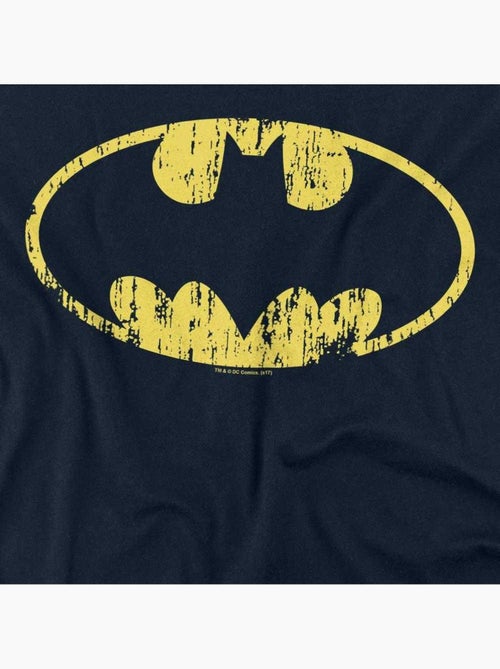 Batman - T-shirt motif/style logo usé - Kiabi