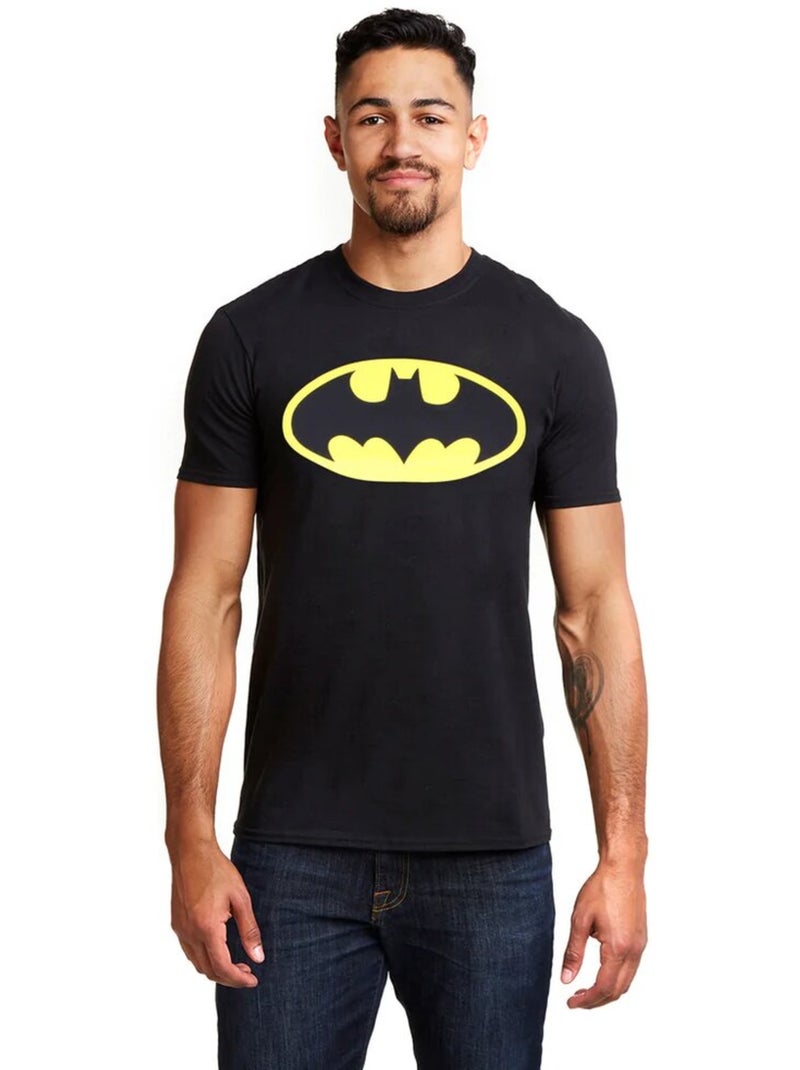 Batman - T-shirt Noir Jaune - Kiabi