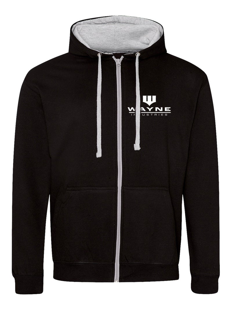 Batman - Veste à capuche WAYNE INDUSTRIES Noir - Kiabi