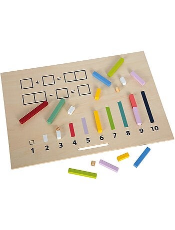 Bâtonnets de calcul avec chiffres