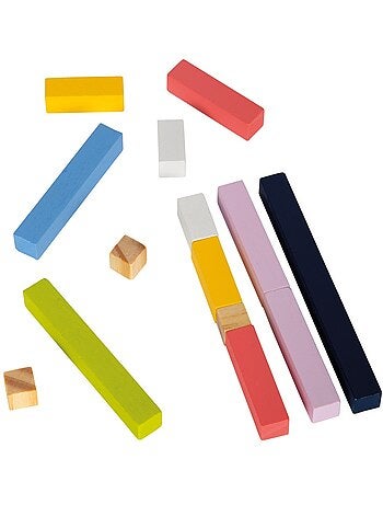 Bâtonnets de calcul avec chiffres