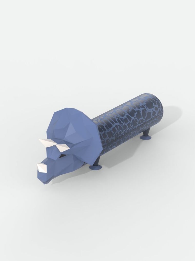 Batterie Externe Power Pets Dinosaure - 4800 mAh avec Ventouses - Recharge Rapide 2A - MOB Gris - Kiabi