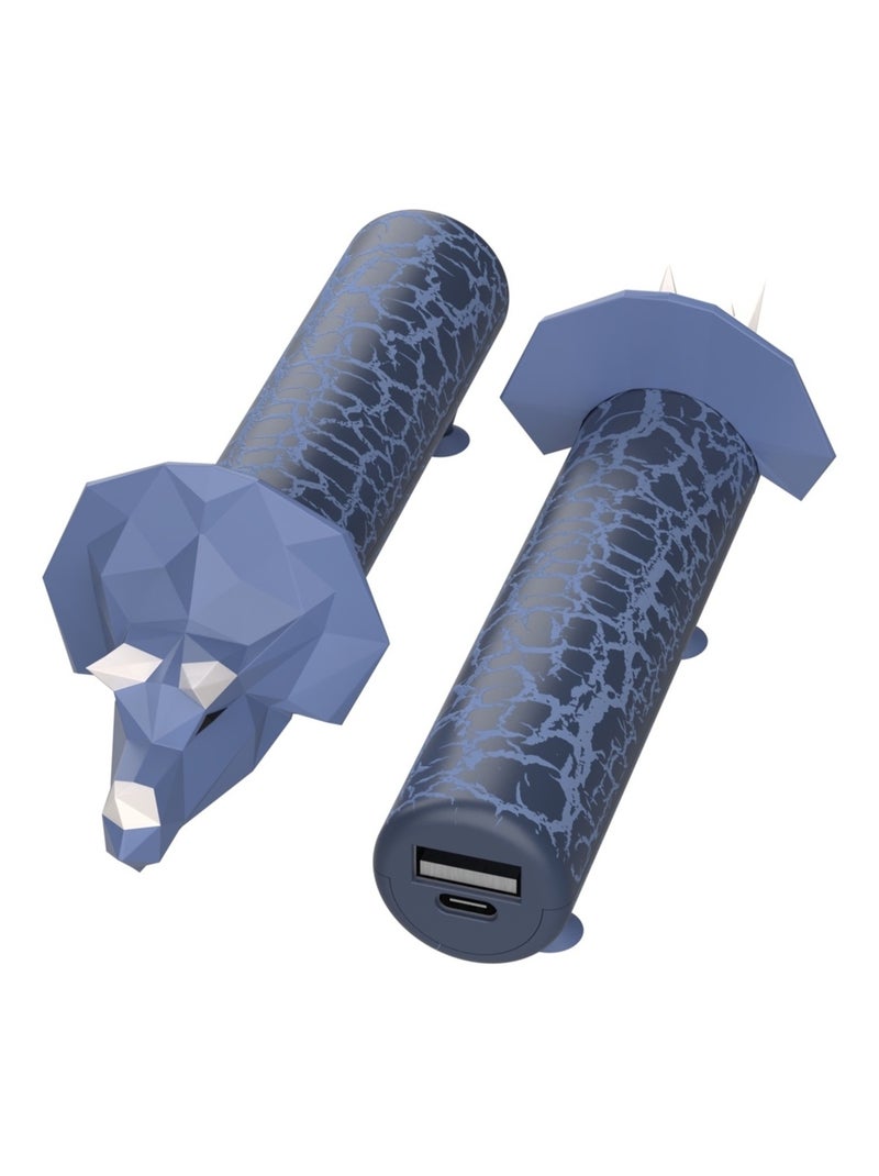 Batterie Externe Power Pets Dinosaure - 4800 mAh avec Ventouses - Recharge Rapide 2A - MOB Gris - Kiabi