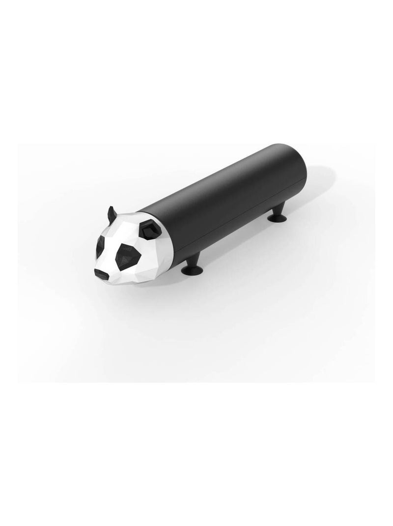 Batterie Externe Power Pets Panda - 4800 mAh avec Ventouses - Recharge Rapide 2A - Ultra Douce - MOB Noir - Kiabi