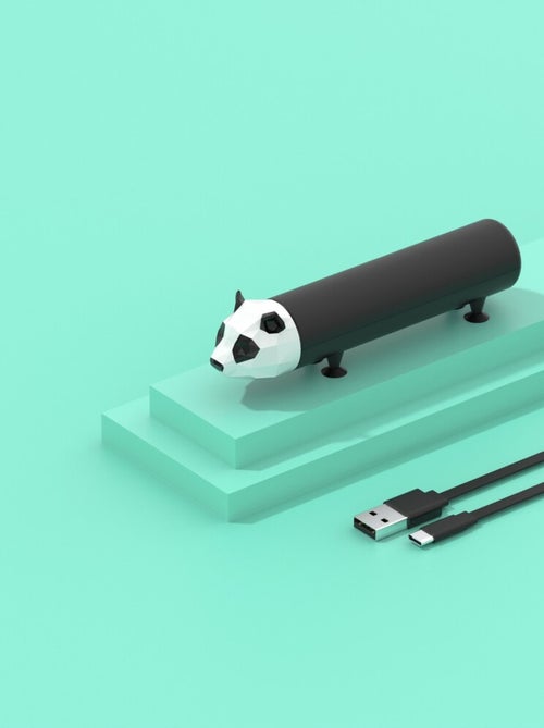 Batterie Externe Power Pets Panda - 4800 mAh avec Ventouses - Recharge Rapide 2A - Ultra Douce - MOB - Kiabi