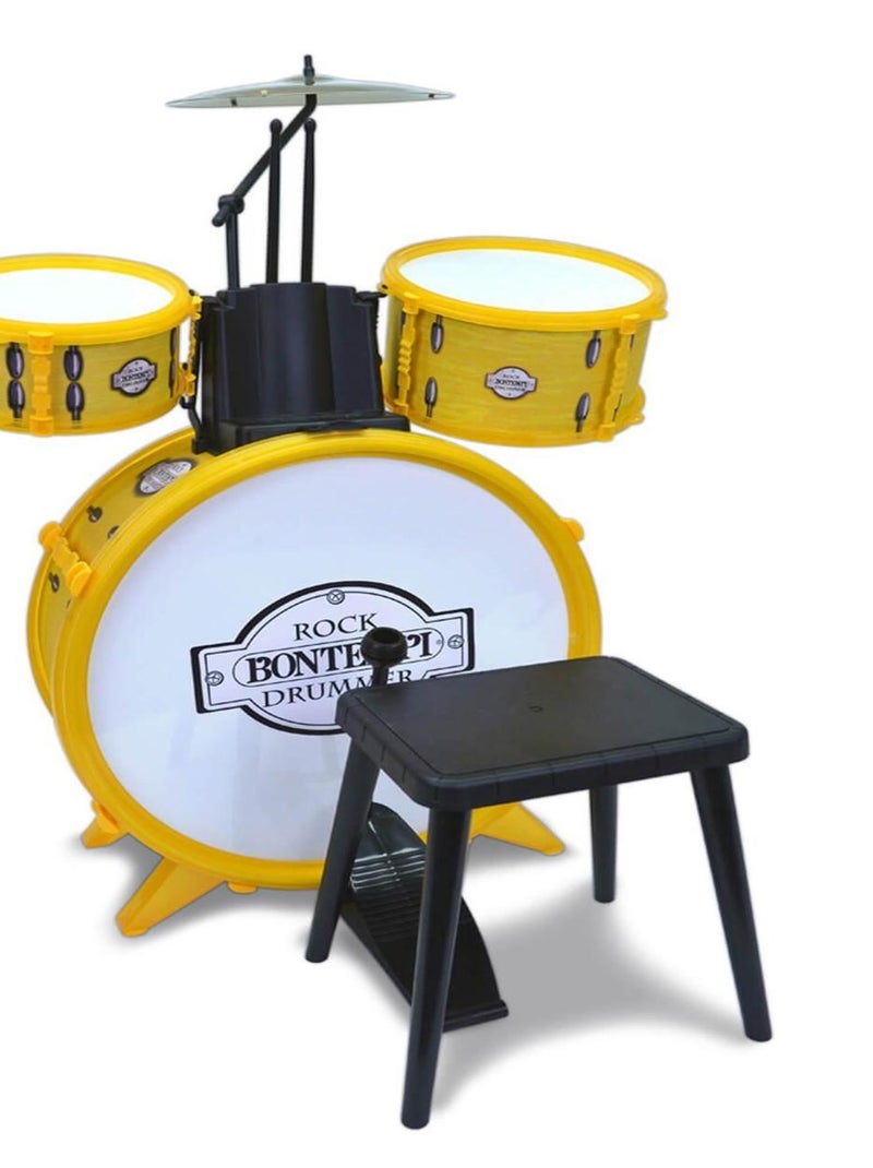 Batterie rock jaune N/A - Kiabi