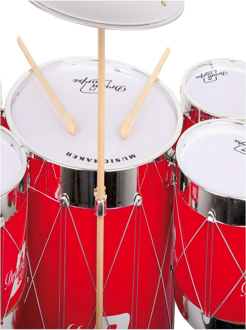 Batterie rouge pour enfant Rouge - Kiabi