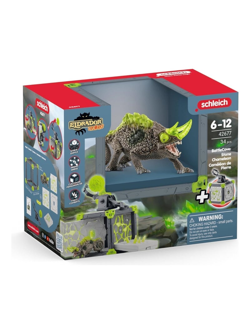 BattleCave Caméléon de Pierre Vert - Kiabi