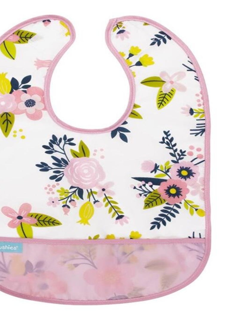Bavoir 6-12 mois Pink Garden Flowers Multicolore - Kiabi