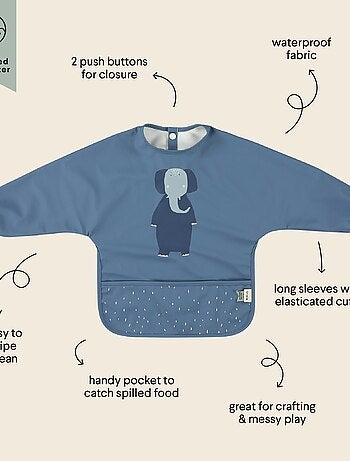 Bavoir à manches imperméable