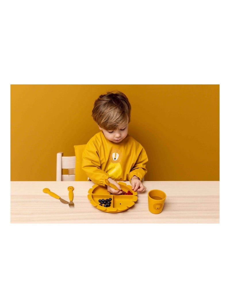 Bavoir à manches imperméable Jaune - Kiabi