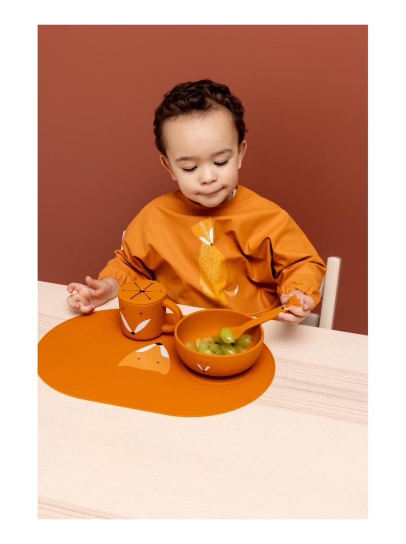 Bavoir à manches imperméable Orange - Kiabi