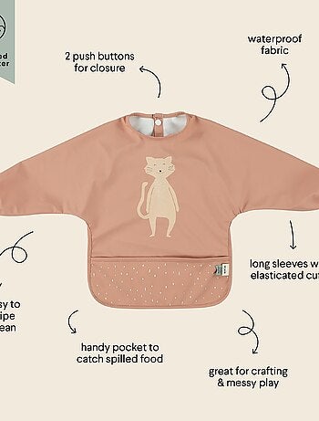 Bavoir à manches imperméable