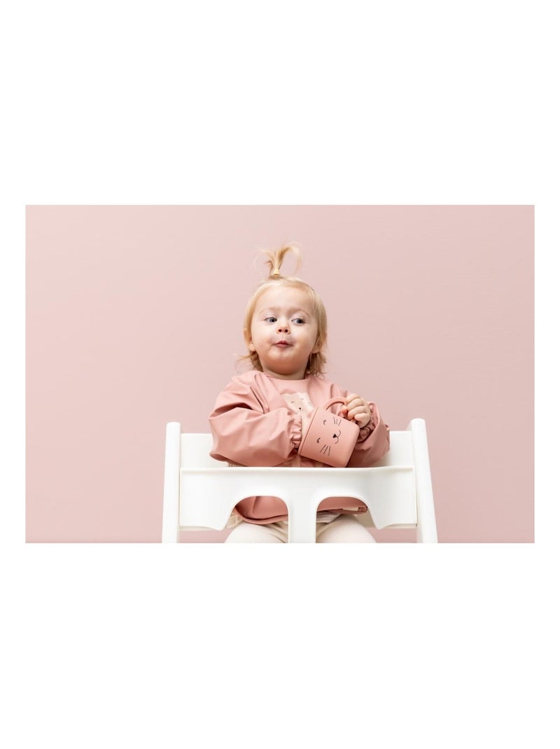 Bavoir à manches imperméable Rose - Kiabi