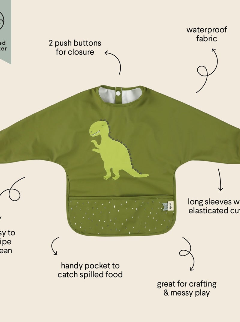 Bavoir à manches imperméable Vert - Kiabi