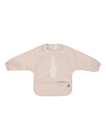 Bavoir à manches longues imperméable Mrs. Rabbit