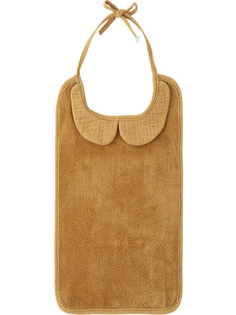 Bavoir à nouer bambou noisette Marron - Kiabi