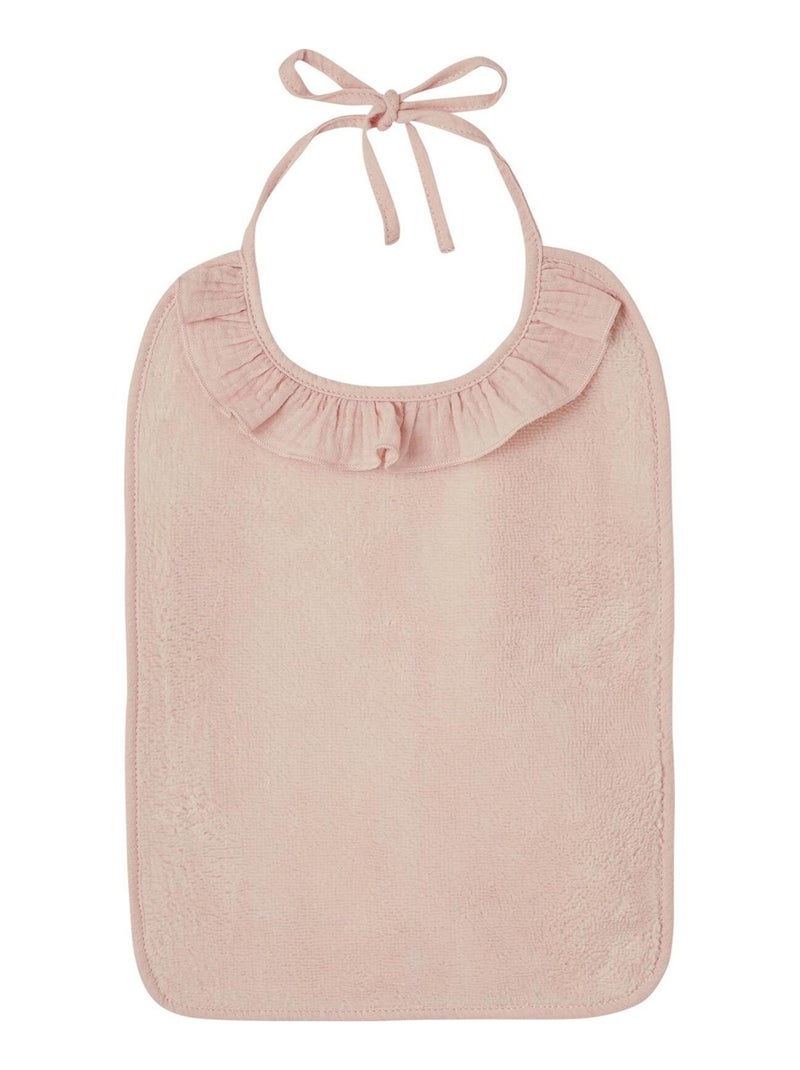 Bavoir À Nouer Soft Bambou Blush Rose - Kiabi
